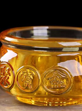 聚宝盆招财摆件元宝桌面装饰客厅店铺开业礼品办公室家居工艺饰品
