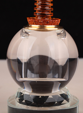 藏传民族用水晶舍利塔佛塔瓶子白水晶密宗用供奉摆件嘎乌盒宝瓶