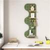 Tl solid wood hole board wall storage rack wooden wall hanging wall bookshelf partition storage rack hanging board wall rack