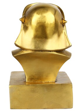 铜铁木真铜像 成吉思汗摆件  铜器工艺品