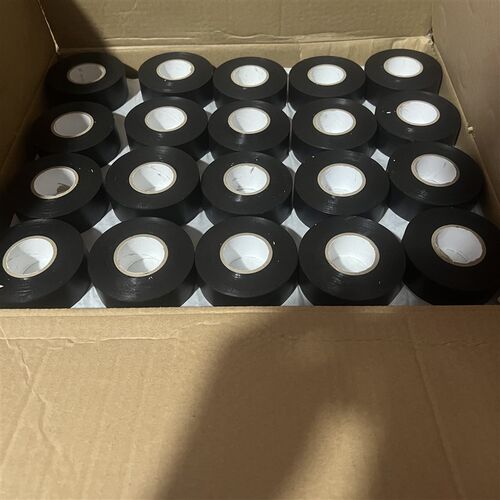 加宽25mm电工胶带PVC防水绝缘胶布超粘耐高温阻燃电气线束黑胶布 - 图3