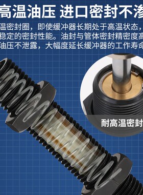 液压油压缓冲器AC0806/1008/1210/1412-2气缸减震AD可调阻尼器