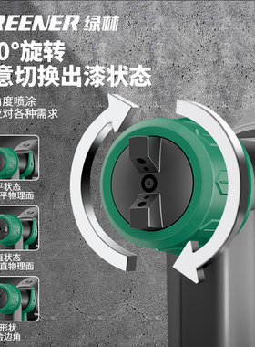 绿林电动喷漆枪油漆喷涂All乳胶漆专用涂料充锂电小型喷壶220v