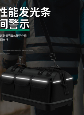 多功能手提工具包电工专用帆布加厚结实耐用木工工具袋维修收纳包