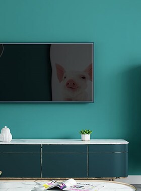 自粘墙纸50米防水防潮可擦洗卧室温馨家用客厅背景墙贴纸纯色壁纸