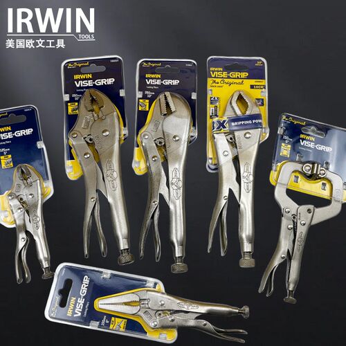 11SP美国VISEGRIP握手大力钳10WR欧文IRWIN方口圆嘴尖嘴夹持钳6LN - 图0