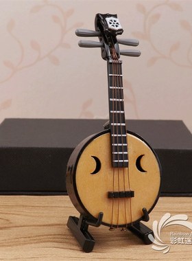 民乐古筝二胡琵琶柳琴迷你乐器模型摆件中阮葫芦丝笙扬琴古琴竹笛