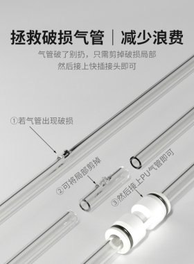气动快速接头气管快插气路开关HVFF手阀气动工具配件大全4/6/8mm