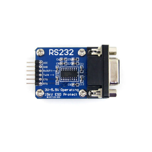 waveshare RS232转TTL RS232转UART 串口模块 SP3232 刷机线带ESD - 图0