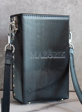 MAZORIK网红剪刀包发型师高级美发工具包时尚3D渐变潮斜挎剪发包