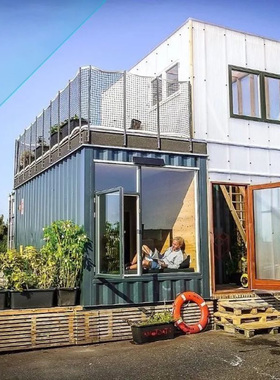 集装箱房屋定移动住人房屋移动展厅售楼房部网红名宿办公室民宿