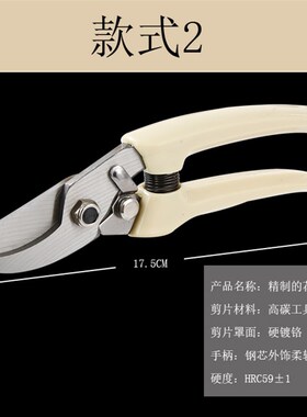 修枝剪 花剪树枝剪刀园艺剪园林剪果树五金工具修剪修花花艺葡萄