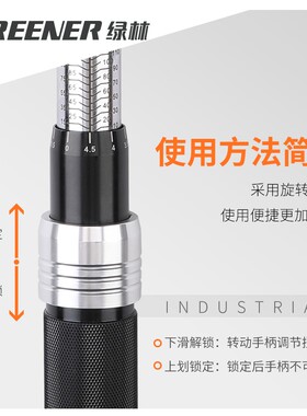 绿林扭力扳手扭矩公斤高精度可调式力矩扳手套装火花塞汽车维修