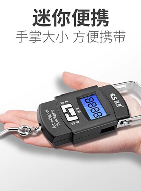 电子秤手提勾称包裹称家用小秤行李称快递称弹簧秤买菜防欺诈小秤