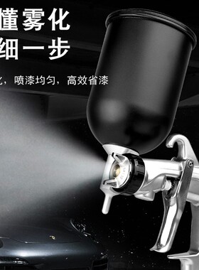 ULEMA W-101气动喷漆枪油漆喷枪上下壶高雾化高端产品面漆喷涂枪