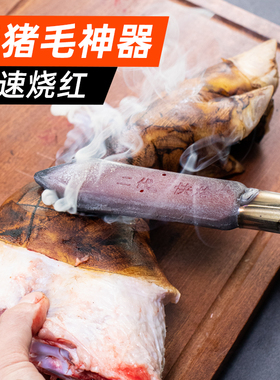 大功率猪蹄子去毛烧猪毛烫猪脚烙肉除毛神器家用电烙铁头工具火铬