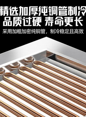 三层阶梯式冷藏冷冻商用展示柜卤菜凉菜阶梯冰台保鲜展示柜点菜柜