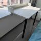 Household simple student bay window table study desk bedroom balcony makeup table baffle desktop computer office desk