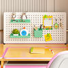 Desktop perforated board storage rack, punch-free, stand-up clip-on storage partition accessories display on children's study desk