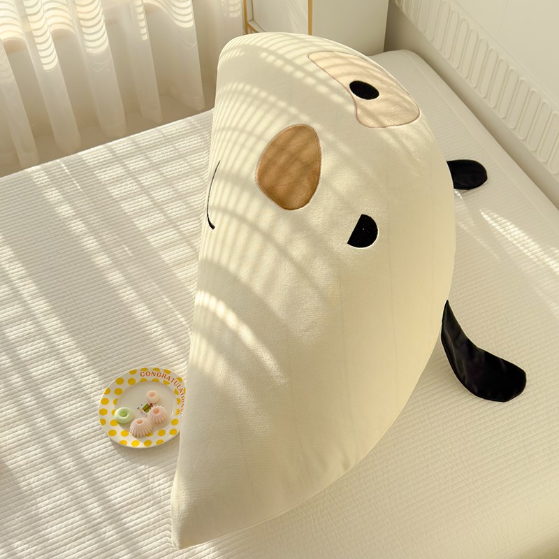 Nordic ins style plush panda spotted dog polka dot cat children's bedside large back cushion tatami bay window pillow