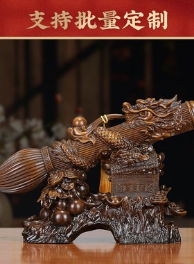 发大笔财创意招财中式摆件葫芦客厅装饰老板办公室桌店铺开业礼物