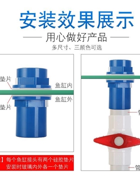 pvc水箱配件宝塔接头软管水管接头变径直通鱼缸上下水管塑料管件
