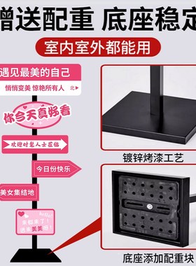 网红打卡PVC路牌指示牌定制 开业礼物店门口装饰 落地摆件装饰