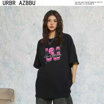 URBRAZBBU2026新款春夏男女同款宽松潮牌爆款休闲T恤实付35.6元到手包邮