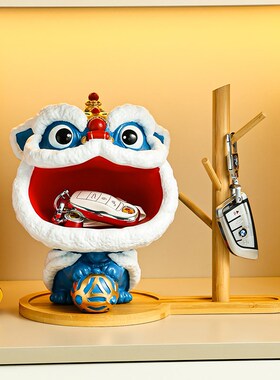 2025新年氛围入户门口玄关放钥匙收纳摆件鞋柜桌面装饰品乔迁礼物