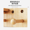 Solid wood hole board custom entry entrance wall hanging board storage rack wall partition storage shelf wall display