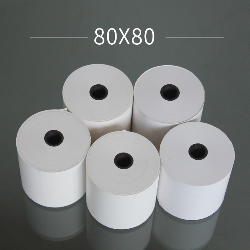 Cash register paper 80x80 number calling machine paper 80mm kitchen ordering treasure paper thermal receipt printing paper supermarket receipt paper