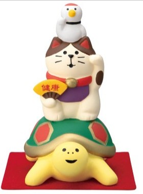 新年贺年三毛猫福猫咪系列迷你摆设装饰桌面摆件拍照道具