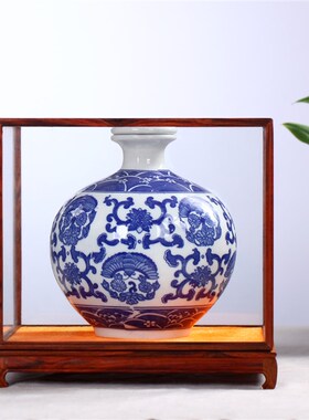 玻璃罩摆件 防尘罩 老红木佛像罩 大红酸枝展示盒古董罩子 可定制