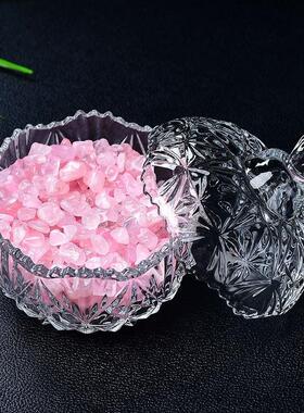 高端天然紫黄水晶碎石净化消磁碗摆件手链消磁石饰品容器收纳盒器