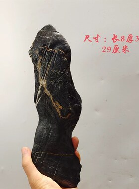 天然灵璧盆景石材 根抱石花盆造景石 鱼缸龟纹石 客厅新古典风格