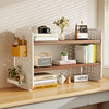 Desk bookshelf hole board desktop storage rack office workstation storage rack simple student dormitory multi-level bookcase