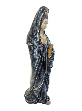 39厘米中式观音菩萨佛像供奉陶瓷摆件家居落地人物古典国货装饰