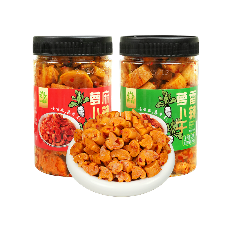 尚峰嘎嘣脆香辣黄瓜/萝卜干230g*2