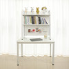 Simple bookshelf hole board desktop storage rack wrought iron table storage small shelf student dormitory desk organization rack