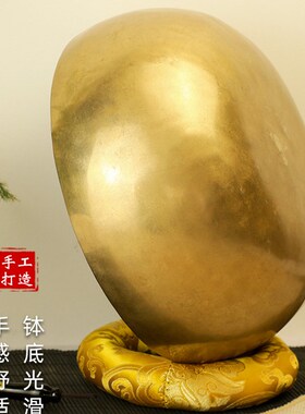 梵木果尼泊尔手工颂钵乔迁新居礼品小众装饰摆件玄关客厅静心钵