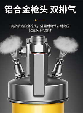 手动黄油枪单双压杆注油器挖掘机货车牛油枪高压自吸打黄油神器