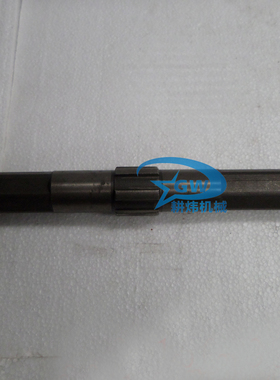 汽油微耕机配件500型900型171型六方轴行走箱从动链轮轴输出轴G3