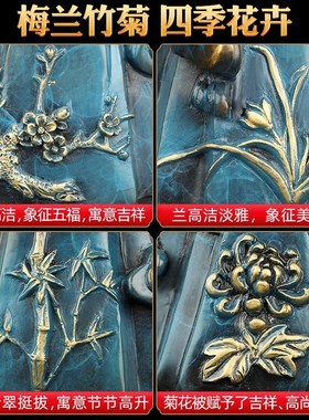 青龙黄铜中式风格家居办公室摆件 威弗列德铜招财搬家乔迁开业祝