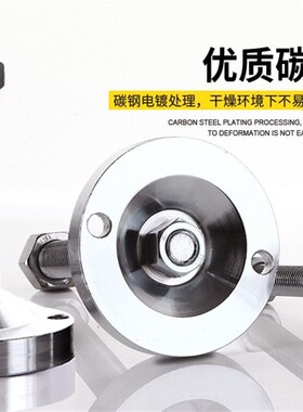 机床防震垫铁设备垫脚减震地脚 调整垫铁碳钢调节脚150M16现货