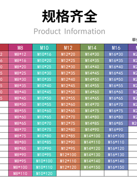 10.9级外六角法兰面螺栓达克罗M6M8M10M12M14M16M20 汽车带垫螺丝