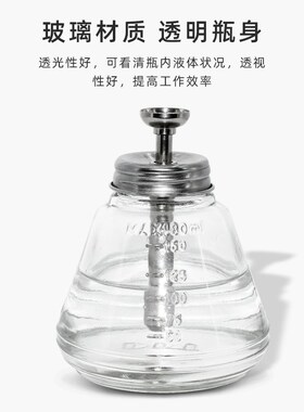 按压式玻璃酒精瓶 防腐蚀溶剂洗板水瓶 手机维修美甲按压出水瓶子