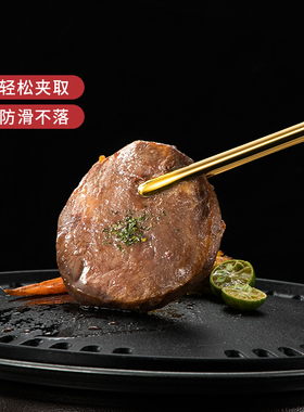 韩式304不锈钢烤肉夹烧烤夹子厨房加厚自助餐料理夹食品夹牛排夹