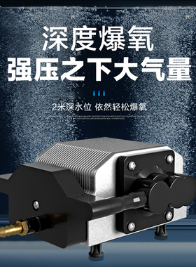 12v24v小型氧气泵车载电瓶卖鱼专用增氧泵水产运输养殖充氧打氧机
