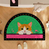 Bathroom floor mat 2026 new cute cartoon kitten diatom mud water-absorbent anti-slip special bathroom door mat