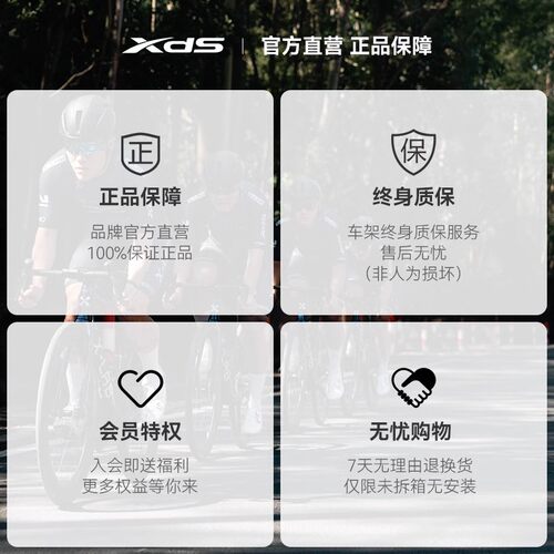 xds喜德盛26款公路自行车AD200成人男女铝合金碟刹通勤变速单车 - 图3